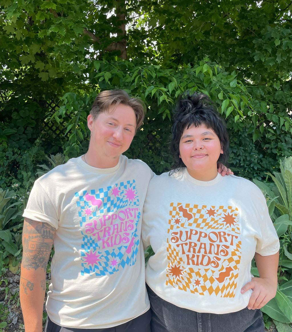 SHIRT - Support Trans KidS BUTTERSCOTCH